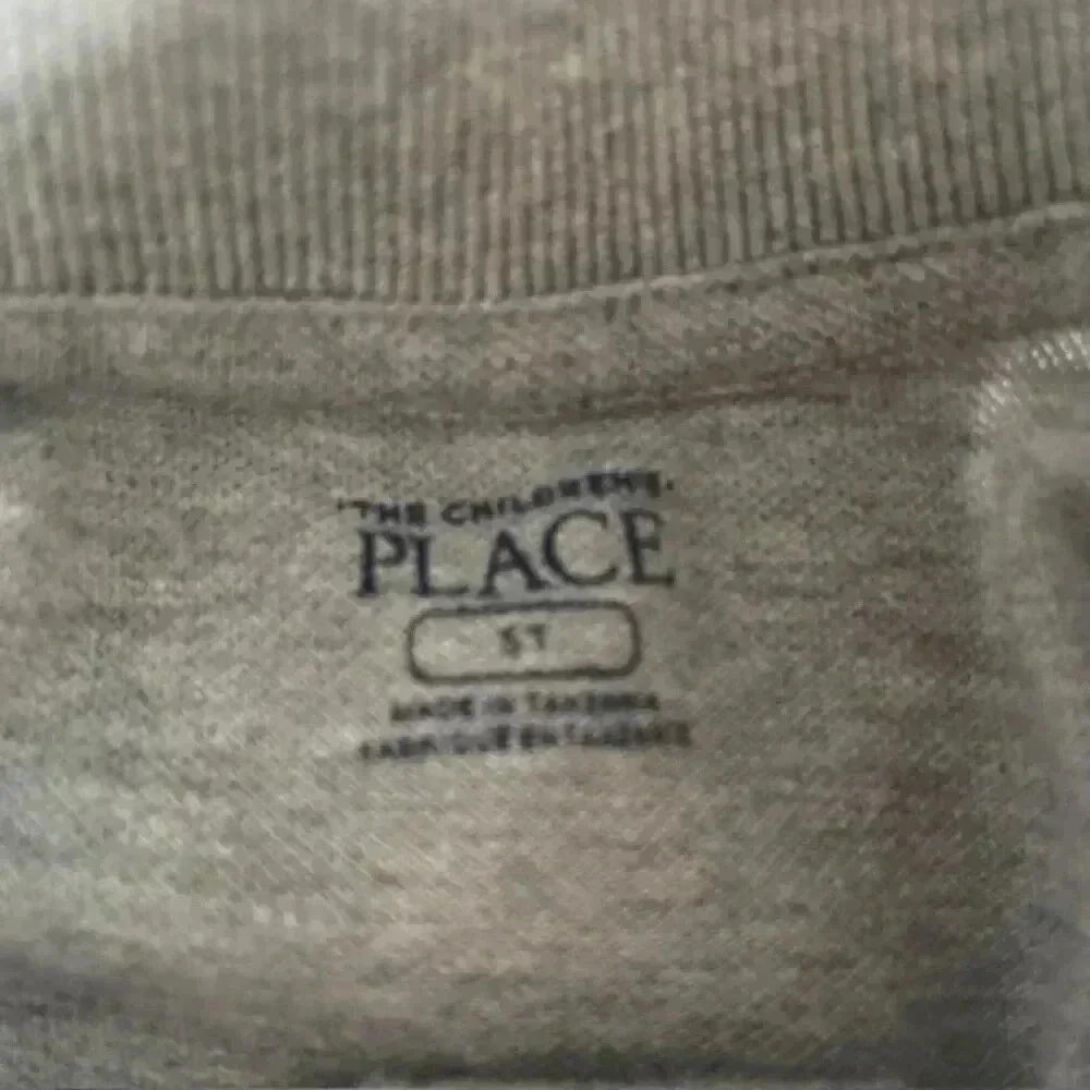 The Children's Place Boys' Long Sleeve Soft Jersey Knit Polo - Gray - Size 5